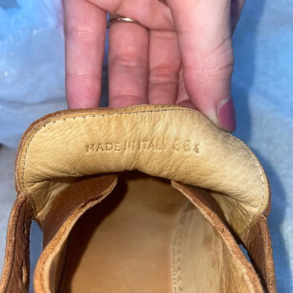 Rag & Bone Harrow Suede Leather Ankle Boots in Camel 6.5